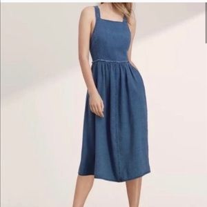 COPY - Jean aritzia pinafore dress